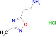 [2-(3-methyl-1,2,4-oxadiazol-5-yl)ethyl]amine hydrochloride