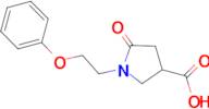 5-oxo-1-(2-phenoxyethyl)pyrrolidine-3-carboxylic acid