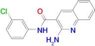 2-amino-N-(3-chlorophenyl)quinoline-3-carboxamide