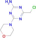 4-(chloromethyl)-6-morpholin-4-yl-1,3,5-triazin-2-amine