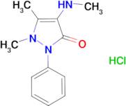 1,5-dimethyl-4-(methylamino)-2-phenyl-1,2-dihydro-3H-pyrazol-3-one hydrochloride