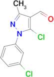 5-chloro-1-(3-chlorophenyl)-3-methyl-1H-pyrazole-4-carbaldehyde