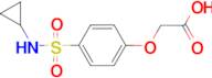 {4-[(cyclopropylamino)sulfonyl]phenoxy}acetic acid