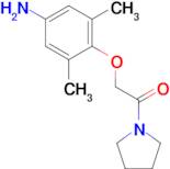 [3,5-dimethyl-4-(2-oxo-2-pyrrolidin-1-ylethoxy)phenyl]amine