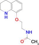 N-[2-(1,2,3,4-tetrahydroquinolin-8-yloxy)ethyl]acetamide