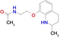 N-{2-[(2-methyl-1,2,3,4-tetrahydroquinolin-8-yl)oxy]ethyl}acetamide