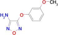 4-(3-methoxyphenoxy)-1,2,5-oxadiazol-3-amine