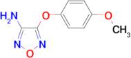 4-(4-methoxyphenoxy)-1,2,5-oxadiazol-3-amine