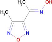 (1E)-1-(4-methyl-1,2,5-oxadiazol-3-yl)ethanone oxime
