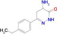 4-amino-6-(4-ethylphenyl)-4,5-dihydropyridazin-3(2H)-one