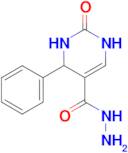 2-oxo-4-phenyl-1,2,3,4-tetrahydropyrimidine-5-carbohydrazide