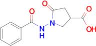 1-(benzoylamino)-5-oxopyrrolidine-3-carboxylic acid