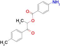 1-methyl-2-(4-methylphenyl)-2-oxoethyl 4-aminobenzoate