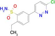 5-(6-chloropyridazin-3-yl)-2-ethylbenzenesulfonamide