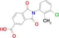 2-(3-chloro-2-methylphenyl)-1,3-dioxoisoindoline-5-carboxylic acid
