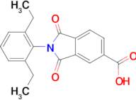 2-(2,6-diethylphenyl)-1,3-dioxoisoindoline-5-carboxylic acid