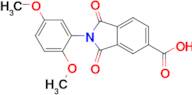 2-(2,5-dimethoxyphenyl)-1,3-dioxoisoindoline-5-carboxylic acid
