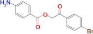 2-(4-bromophenyl)-2-oxoethyl 4-aminobenzoate