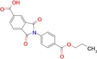 1,3-dioxo-2-[4-(propoxycarbonyl)phenyl]isoindoline-5-carboxylic acid
