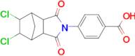 4-(5,6-dichloro-1,3-dioxooctahydro-2H-4,7-methanoisoindol-2-yl)benzoic acid