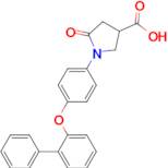 1-[4-(biphenyl-2-yloxy)phenyl]-5-oxopyrrolidine-3-carboxylic acid