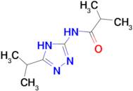 N-(5-isopropyl-1H-1,2,4-triazol-3-yl)-2-methylpropanamide