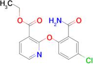 ethyl 2-[2-(aminocarbonyl)-4-chlorophenoxy]nicotinate