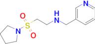 N-(pyridin-3-ylmethyl)-2-(pyrrolidin-1-ylsulfonyl)ethanamine