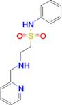 N-phenyl-2-[(pyridin-2-ylmethyl)amino]ethanesulfonamide