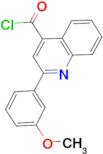 2-(3-methoxyphenyl)quinoline-4-carbonyl chloride