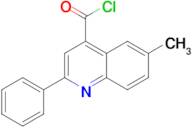 6-methyl-2-phenylquinoline-4-carbonyl chloride