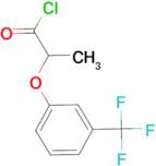 2-[3-(trifluoromethyl)phenoxy]propanoyl chloride