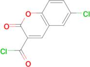 6-chloro-2-oxo-2H-chromene-3-carbonyl chloride