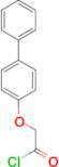 (biphenyl-4-yloxy)acetyl chloride