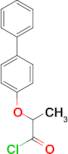 2-(biphenyl-4-yloxy)propanoyl chloride