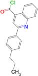 2-(4-propylphenyl)quinoline-4-carbonyl chloride