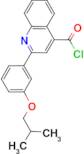 2-(3-isobutoxyphenyl)quinoline-4-carbonyl chloride