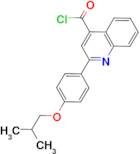 2-(4-isobutoxyphenyl)quinoline-4-carbonyl chloride