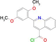 2-(2,5-dimethoxyphenyl)quinoline-4-carbonyl chloride
