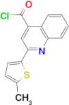 2-(5-methyl-2-thienyl)quinoline-4-carbonyl chloride