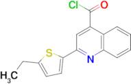 2-(5-ethyl-2-thienyl)quinoline-4-carbonyl chloride