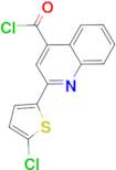 2-(5-chloro-2-thienyl)quinoline-4-carbonyl chloride