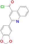 2-(1,3-benzodioxol-5-yl)quinoline-4-carbonyl chloride