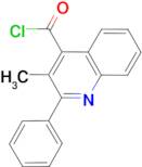 3-methyl-2-phenylquinoline-4-carbonyl chloride