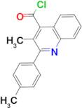 3-methyl-2-(4-methylphenyl)quinoline-4-carbonyl chloride
