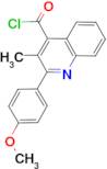 2-(4-methoxyphenyl)-3-methylquinoline-4-carbonyl chloride