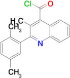 2-(2,5-dimethylphenyl)-3-methylquinoline-4-carbonyl chloride