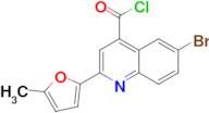 6-bromo-2-(5-methyl-2-furyl)quinoline-4-carbonyl chloride