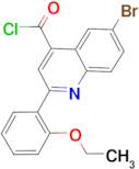 6-bromo-2-(2-ethoxyphenyl)quinoline-4-carbonyl chloride