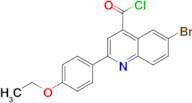 6-bromo-2-(4-ethoxyphenyl)quinoline-4-carbonyl chloride